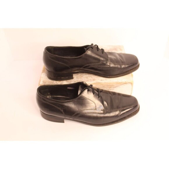 Florsheim Dress Shoes Men\'s 9D Black Leather Classic Lace Up Modern‎ Y2K #23614 main image 7